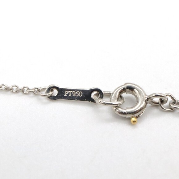 TIFFANY Authentic Silver Diamond Bean Necklace - Picture 6 of 8